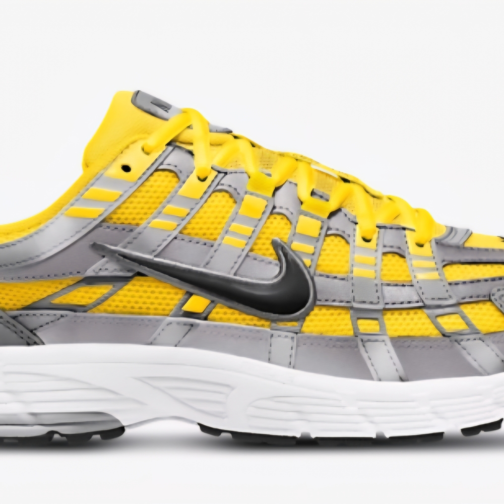 P 6000 "GS"‎ Nike Yellow and Lightning Metallic Athletic Shoes